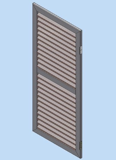 PUERTA LOUVER